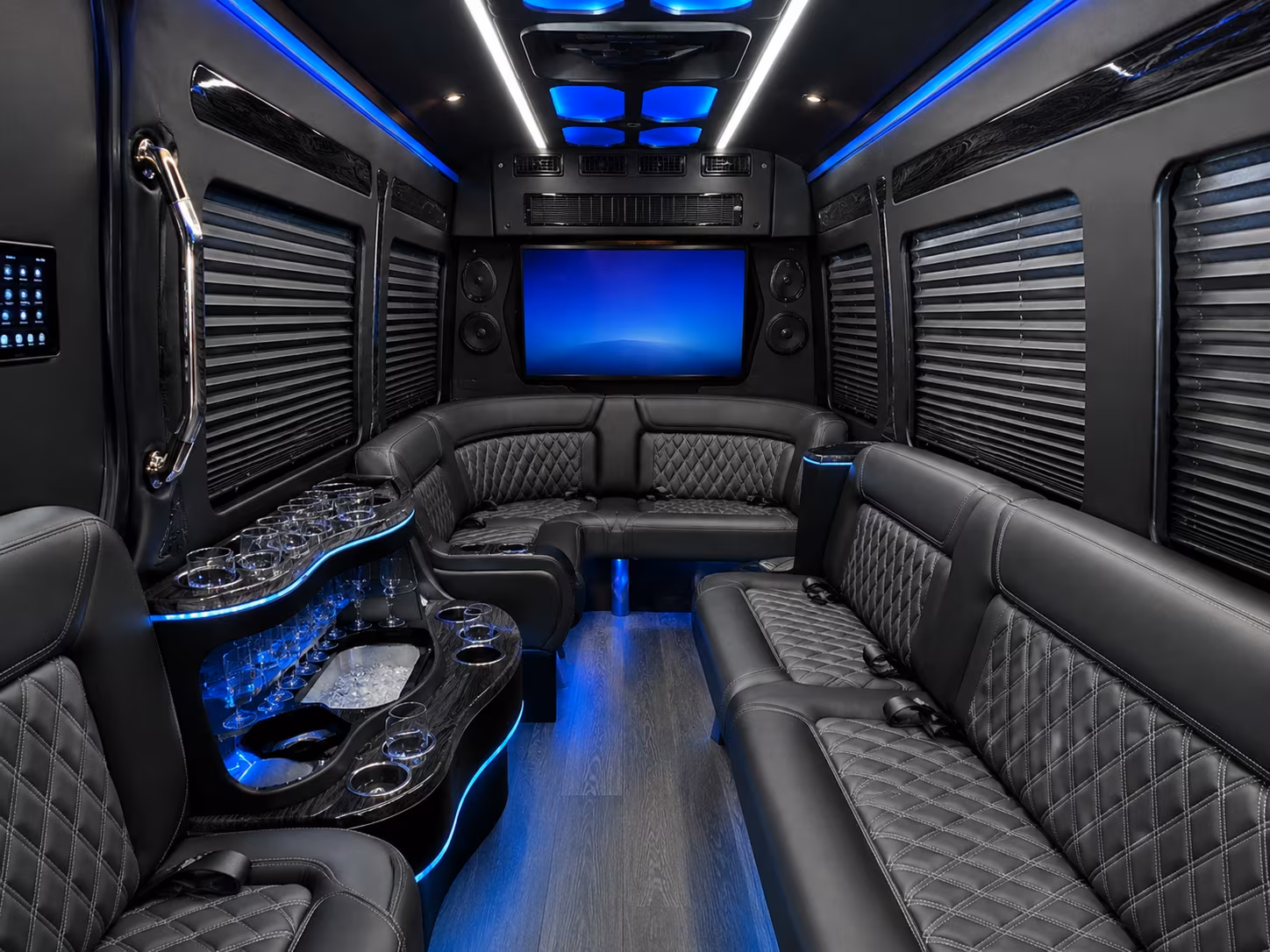 Bellevue Airport Shuttle & Transportation party bus exterior