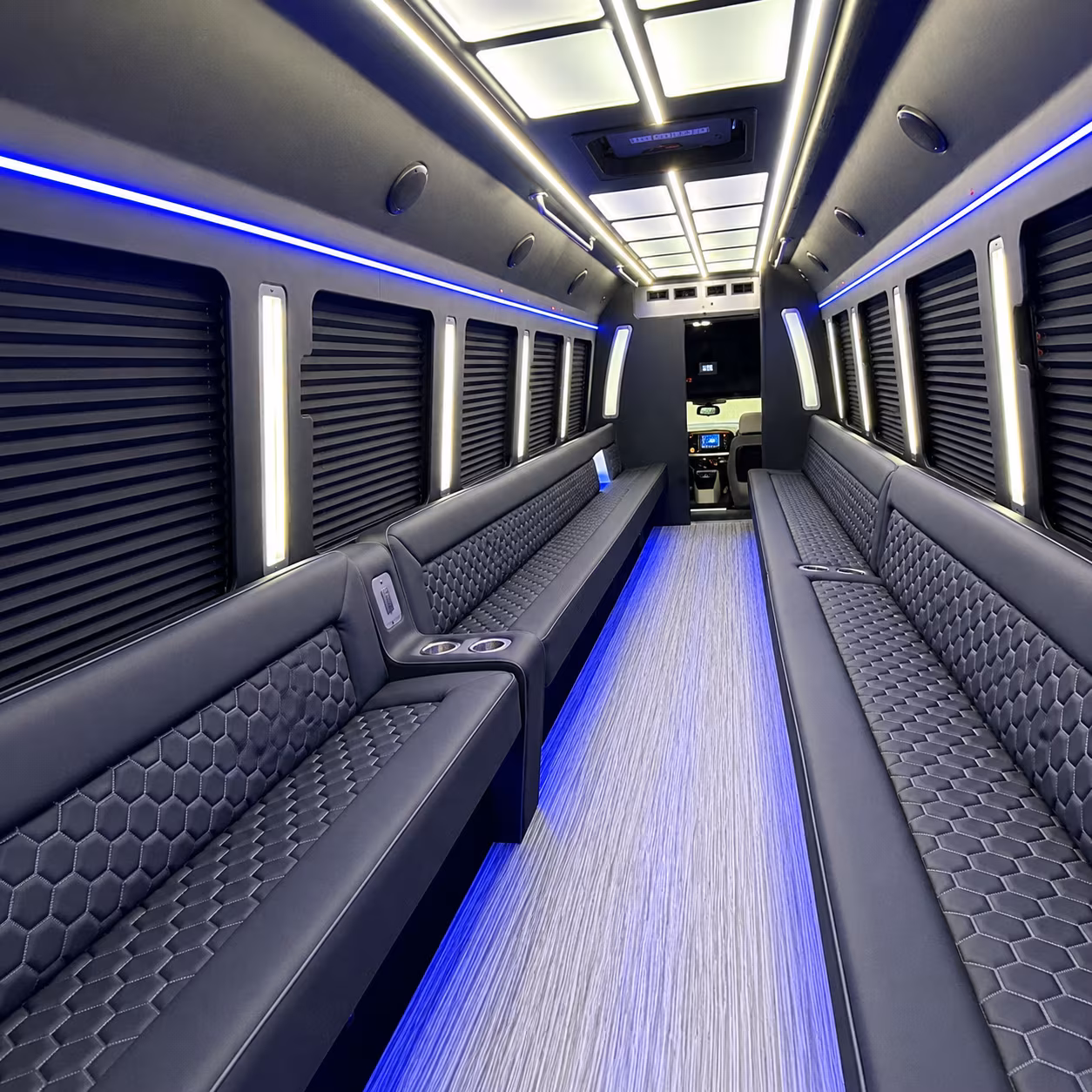 Bellevue Bachelor & Bachelorette Transportation party bus exterior