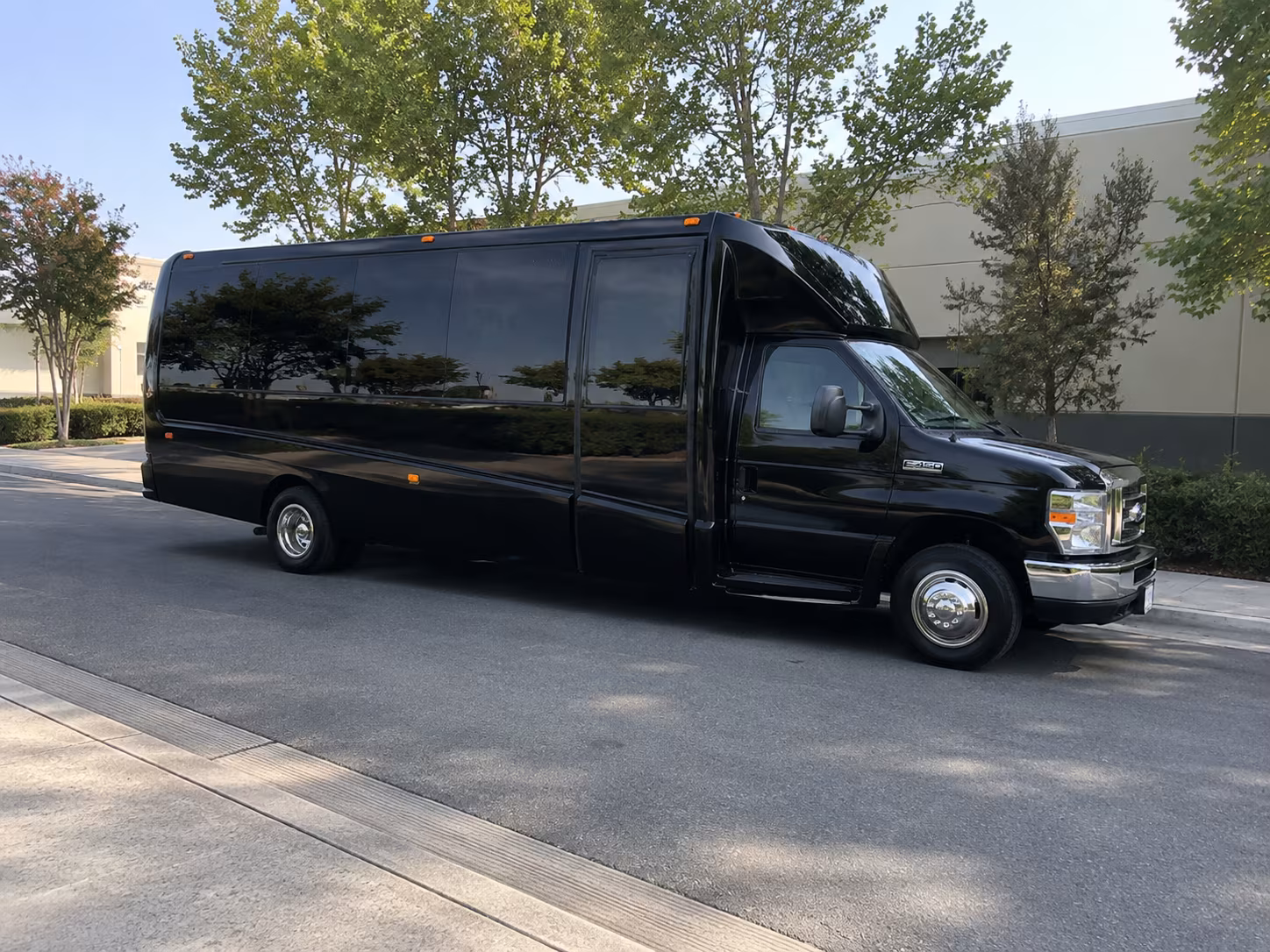 Bellevue Birthday, Sweet 16, & Quinceañera Transportation party bus exterior