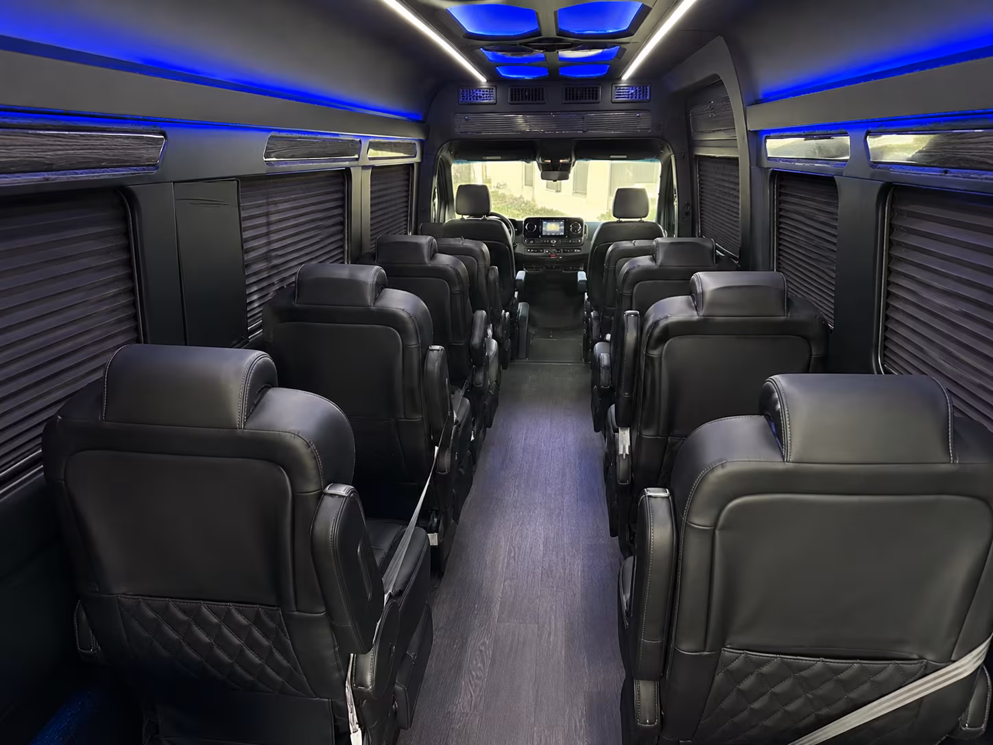 Bellevue Corporate Transportation party bus exterior
