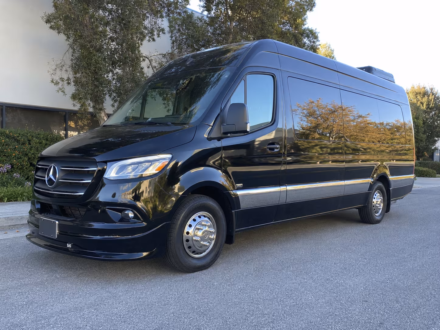 Bellevue Corporate Transportation party bus exterior