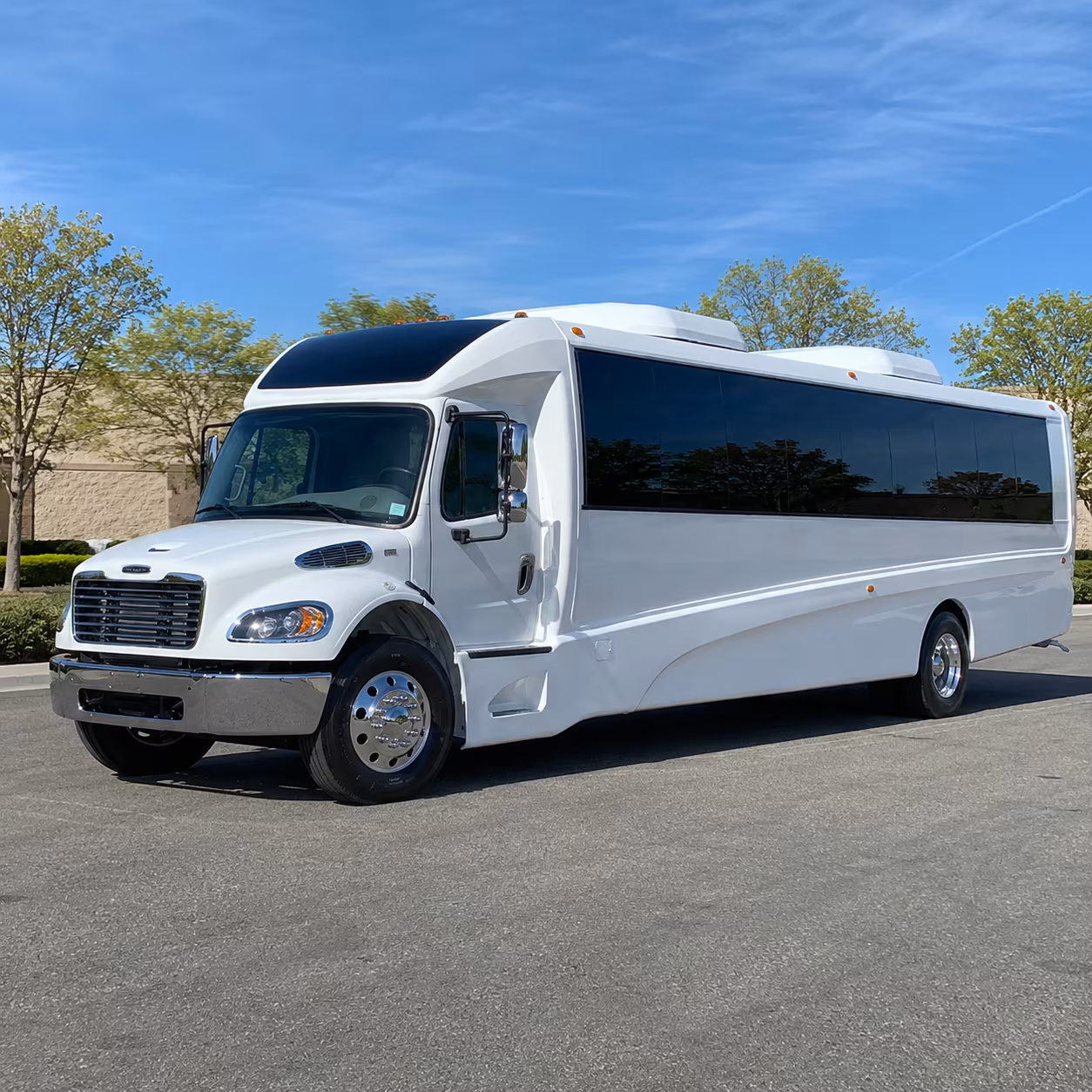 Bellevue Corporate Transportation party bus exterior