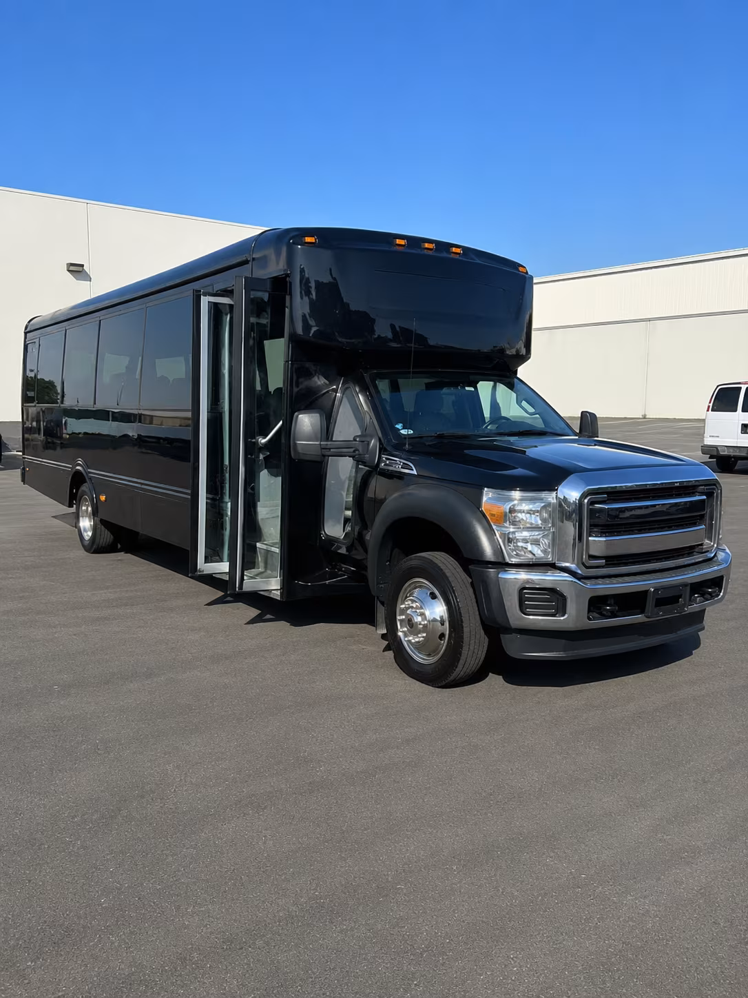 Bellevue Private Event Transportation party bus exterior
