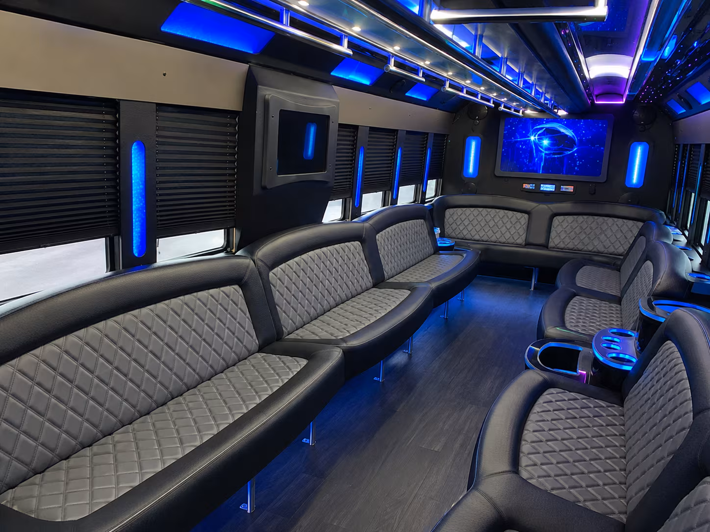 Bellevue Prom & Homecoming Transportation party bus exterior