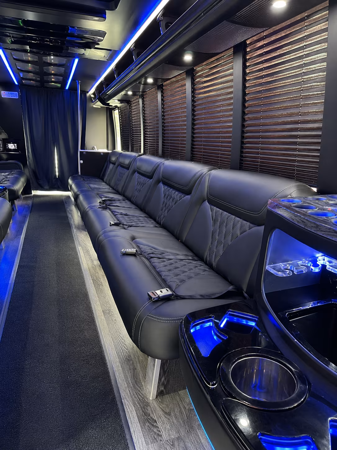 Bellevue Prom & Homecoming Transportation party bus exterior