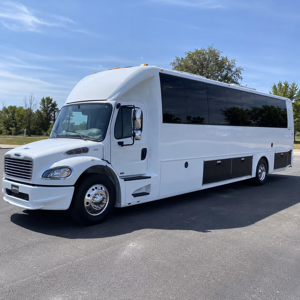 Bellevue Prom & Homecoming Transportation party bus exterior