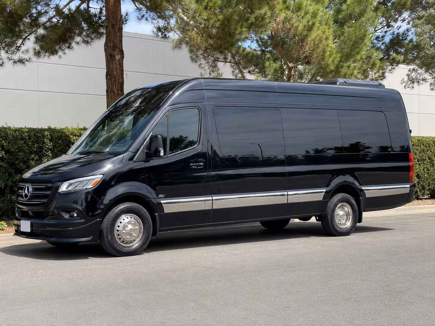 Bellevue School Event Transportation party bus exterior