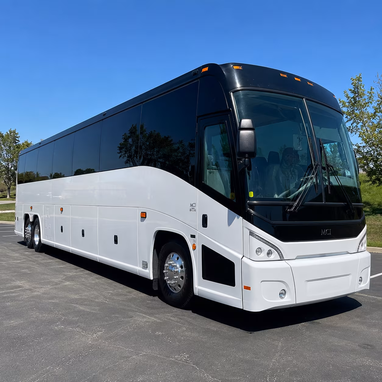 Bellevue School Event Transportation party bus exterior