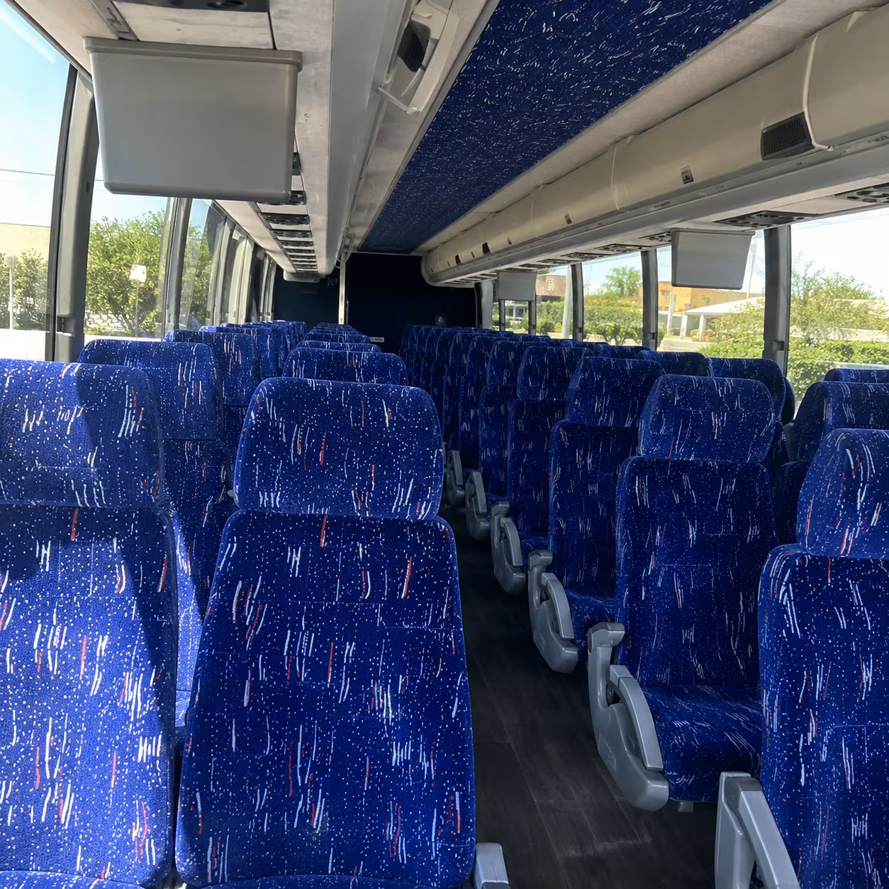Bellevue School Event Transportation party bus exterior