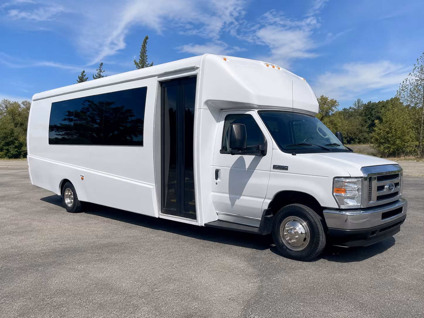 Bellevue Sporting Event Transportation party bus exterior