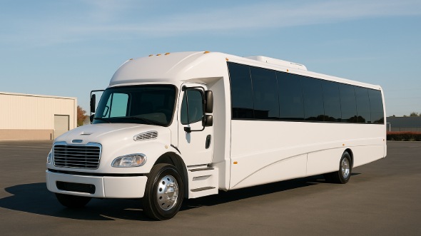 Exterior of Charter Bus Company Sammamish's 20 Passenger Party Bus in Sammamish