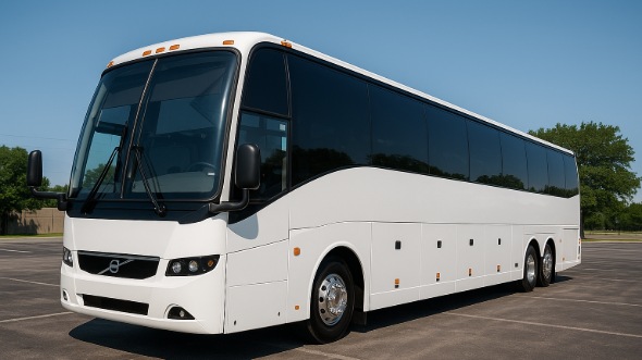Exterior of Charter Bus Company Shoreline's 40 Passenger Party Bus in Shoreline