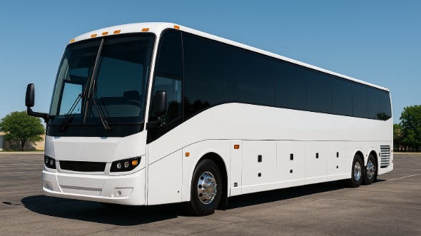 Exterior of Charter Bus Company Bellevue's 47 Passenger Charter Bus in Bellevue