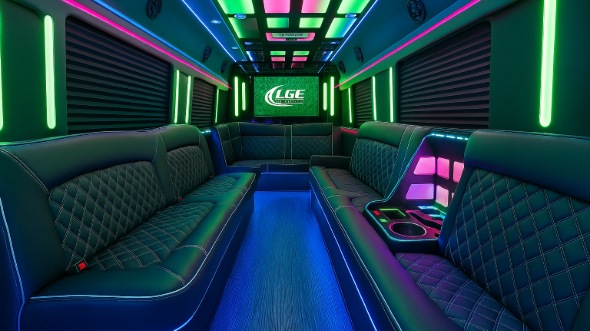 bellevue 40 passenger party bus rental
